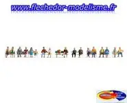 Méga-set 18 fig. Personnes assises NOCH