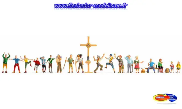 Méga-set 18 fig. Dans les montagnes NOCH