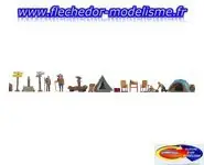 Figurines thématiques "Camping" NOCH