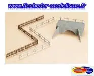 Petit pont en pierre & clôtures AUHAGEN