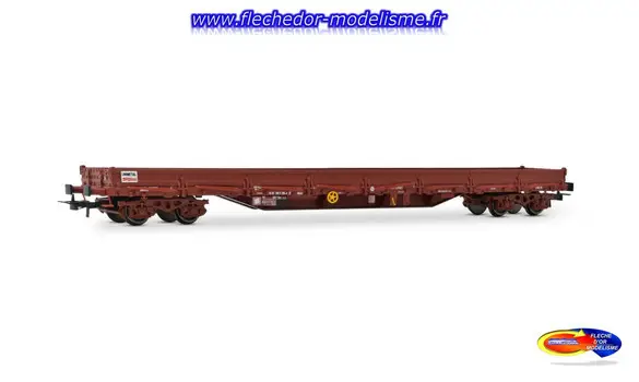 Wagon plat 4 essieux SNCF Ep. IV JOUEF