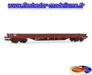 Wagon plat 4 essieux SNCF Ep. IV JOUEF