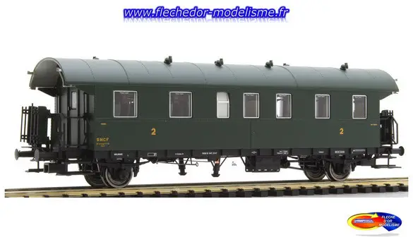 Voiture voyageur B5tmfp SNCF EIII BRAWA