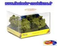 4 pommiers avec pommes haut. 7,5cm NOCH