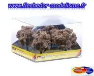 4 arbres fruitiers fleuris haut 8cm NOCH