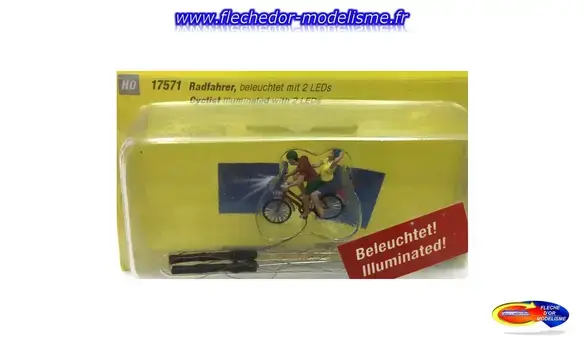 Cycliste, leds avant & arrière NOCH