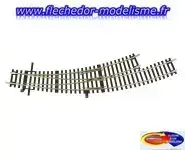 Aiguill. courbe G. BWl3/4 419,6 mm ROCO