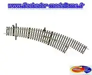 Aiguill. courbe D. BWr3/4 419,6 mm ROCO