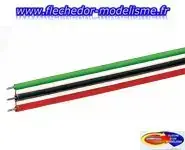 Câble plat à 3 fils 0,2mm² 10m ROCO