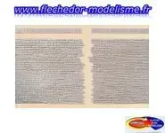 2 plaques imitat. mur de pierre AUHAGEN