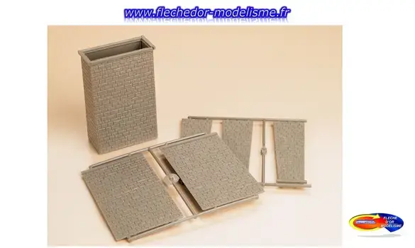 3 piliers de pont en kit AUHAGEN