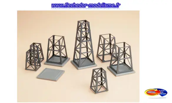 12 pièces construction ponts AUHAGEN