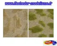 2 mini-tapis nature steppe herbeuse NOCH