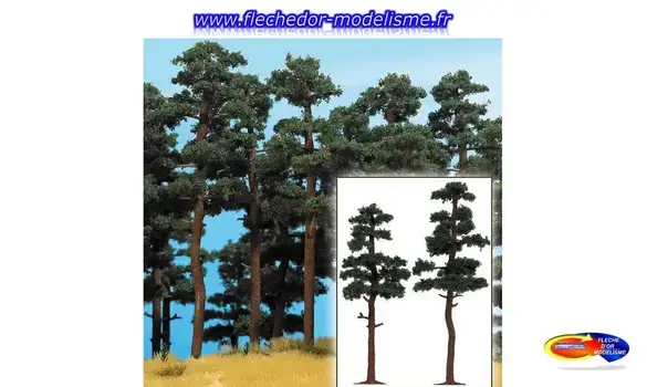 2 pins de 145 et 160 mm de haut BUSCH