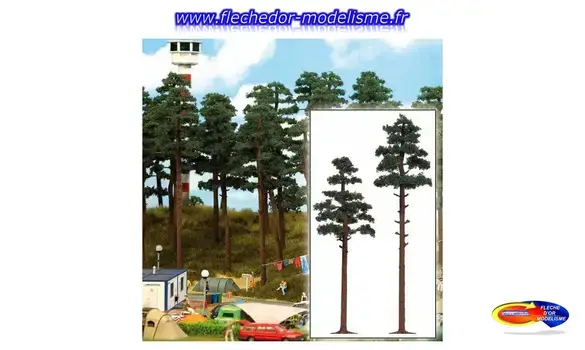 2 pins de 175 et 210 mm de haut BUSCH