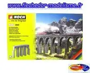 Viaduc en moellons HOm, HOe NOCH