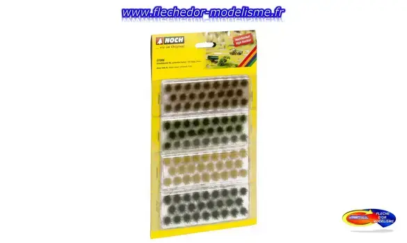 104 touffes d'herbe XL vert foncé.. NOCH