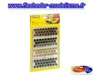 104 touffes d'herbe XL vert foncé.. NOCH