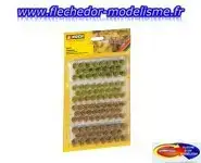 104 touffes herbe 6/9mm vert fleuri NOCH
