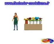 Petite scène « Stand de fleurs » NOCH