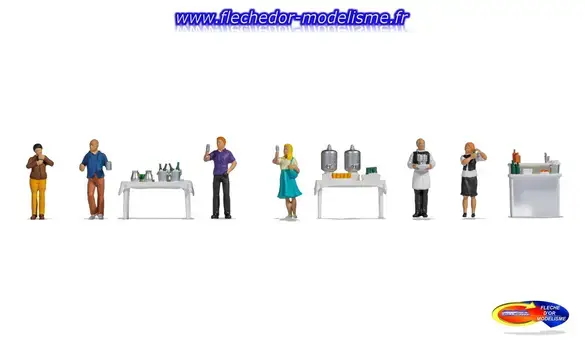 Figurines thématiques "Buffet" NOCH