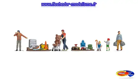 Figurines thémat "Marché aux puces" NOCH