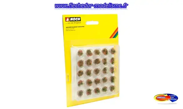 25 touffes d'herbe sèche 6 mm NOCH