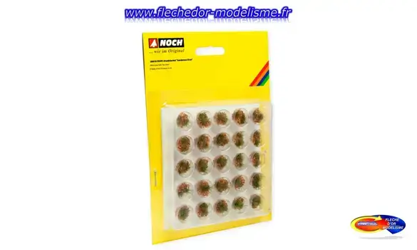 25 touffes d'herbe rocailleuse 6 mm NOCH