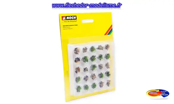 25 touffes d'herbe rocailleuse 6 mm NOCH