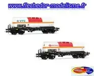 2 citernes VTG + Ermewa Ep. VI JOUEF