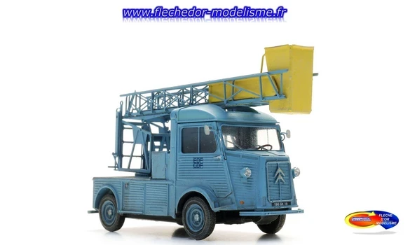 Citroën HY bleu EDF avec nacelle ARTITEC