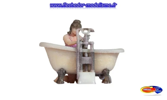 Femme baignant un enfant NOCH