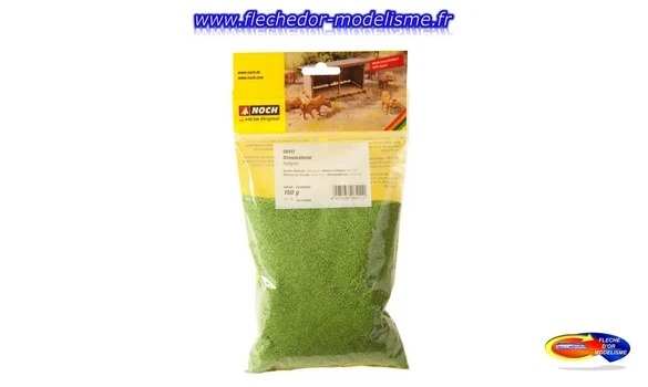 Sachet flocage 150g vert clair NOCH