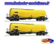 Coffret de 2 wagons-citernes GATX ROCO