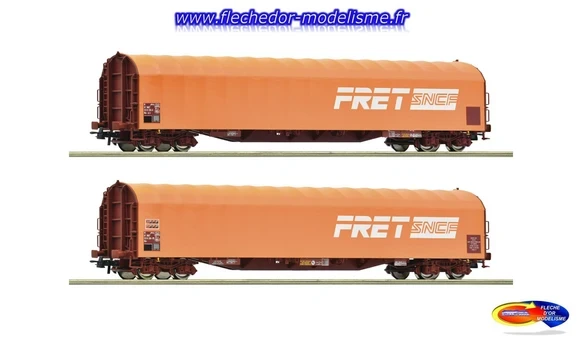 Coffret de 2 wagons SNCF Ep.IV-V ROCO