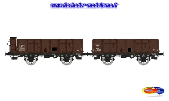 2 tombereau OCEM 19 SNCF Ep.III B REE