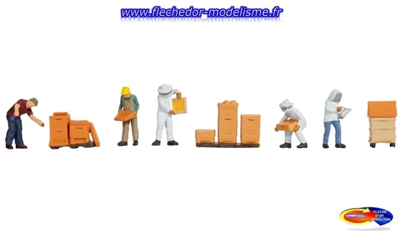 Apiculteurs avec ruches NOCH