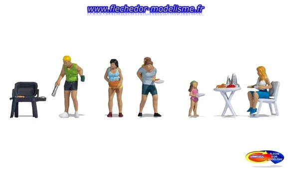 En camping avec barbecue NOCH