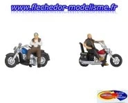 2 bikers à moto NOCH