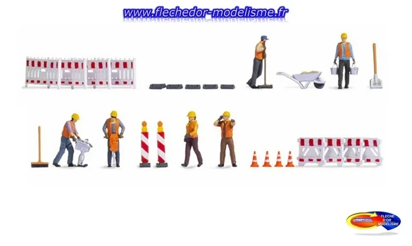 Figurines thém. "Travaux de voirie" NOCH