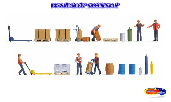 Figurines thém. Charg. marchandises NOCH