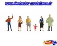 6 figurines "piétons" NOCH