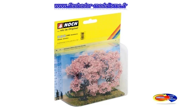 2 amandiers en fleurs NOCH