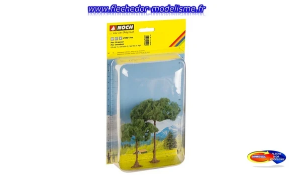 2 pins parasol 8,5 & 11,5 cm haut. NOCH