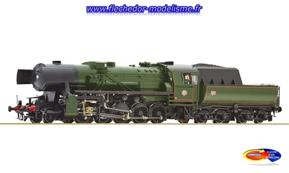 Loco vapeur 150 Y 16 son SNCF EpIII ROCO