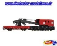Wagon grue & wagon protecteur DB AG ROCO