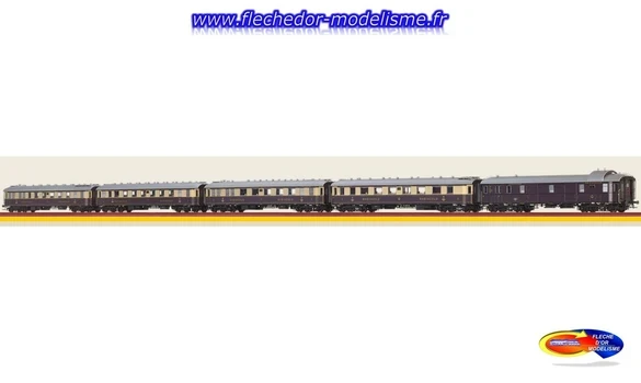 5 voit. Écl. Rheingold Express DRG BRAWA