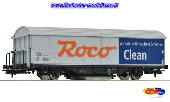 Wagon nettoyeur de rails ROCO