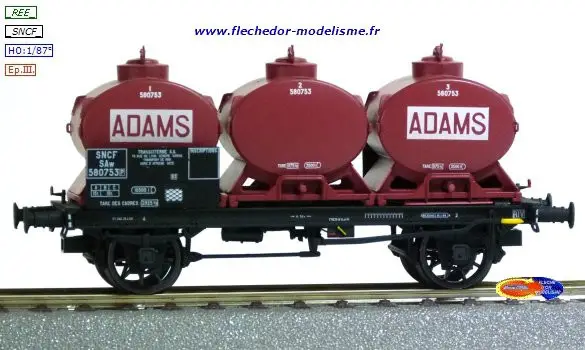 Wagon porte-citerne REE Ep.III SNCF