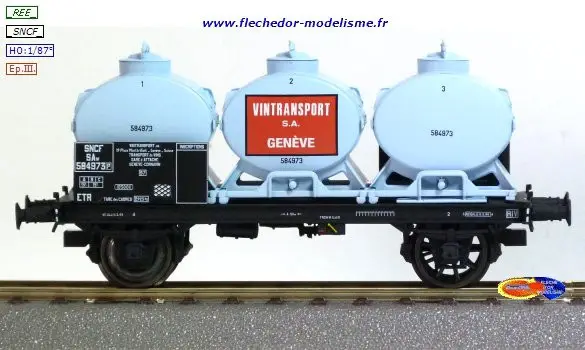 Wagon porte-citerne REE Ep.III SNCF